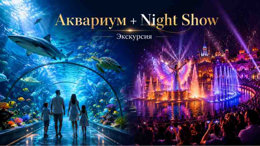 Экскурсия в Аквариум + Land of Legends из Алании