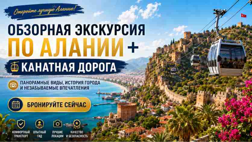  Обзорная Экскурсия по Алании