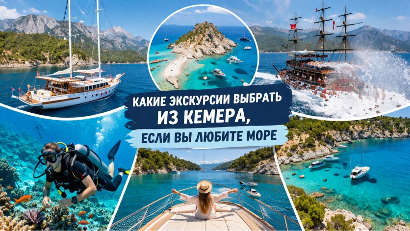Какие экскурсии выбрать из Кемера, если вы любите море