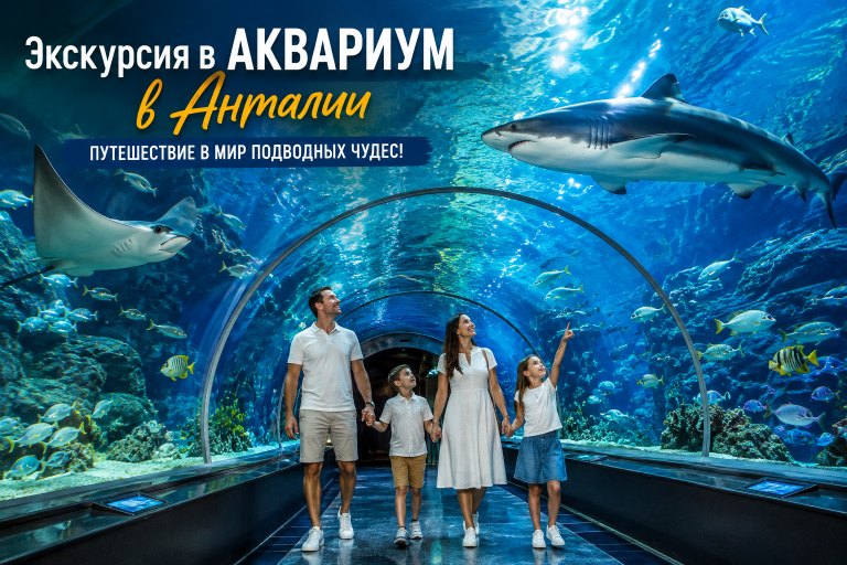 Экскурсия в Аквариум из Кемера