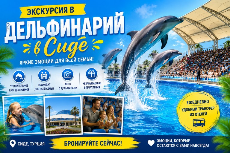 дельфинарий в сиде