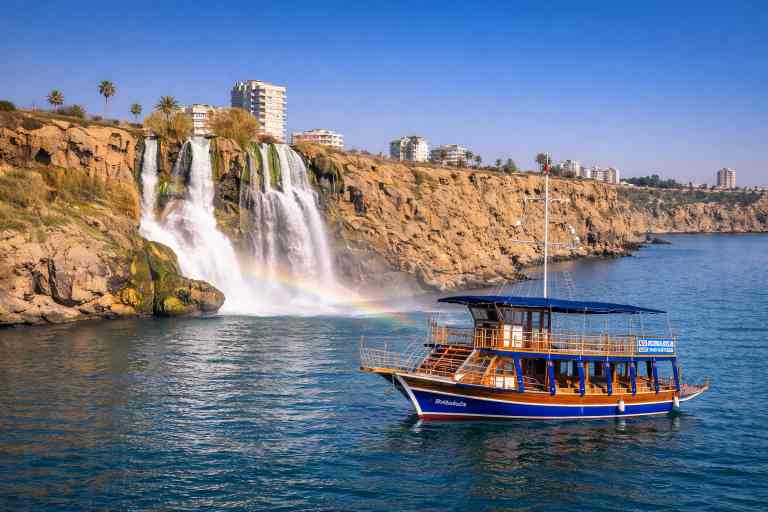 Прогулка на Яхте к Дюденскому Водопаду