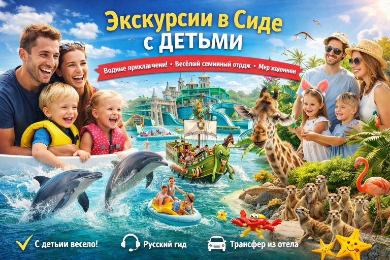 Экскурсии в Сиде с детьми