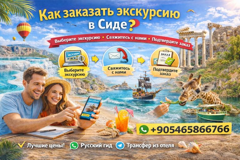 Как заказать экскурсию в Сиде?