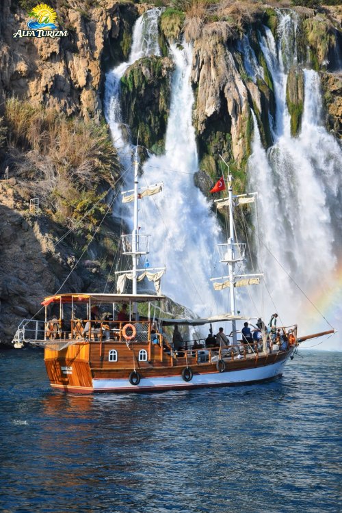 Прогулка на Яхте к Дюденскому Водопаду